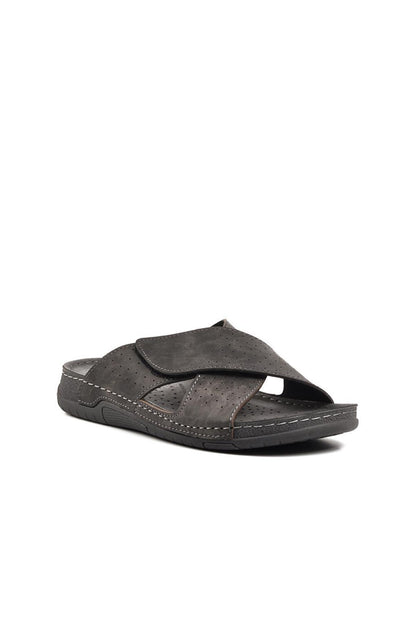 64.004 Gray Men's Slippers