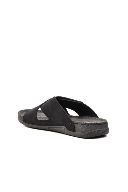 64.004 Black Men's Slippers