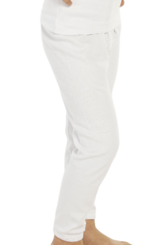 Boy's Trousers Thermal Underwear White 7390