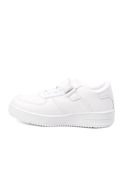 Boy's White Velcro Sneaker Beijing Short-P