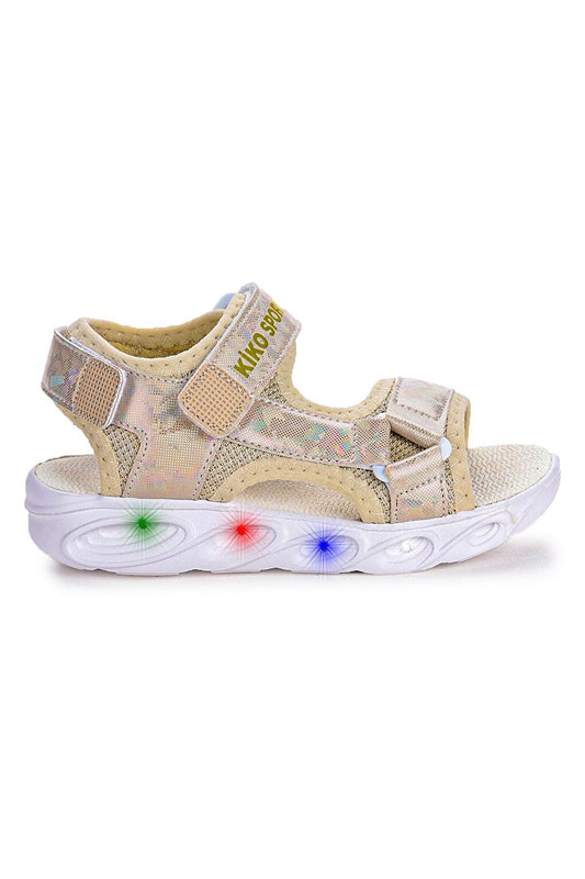 133 Hologram Lighted Girls Velcro Sandal Shoes