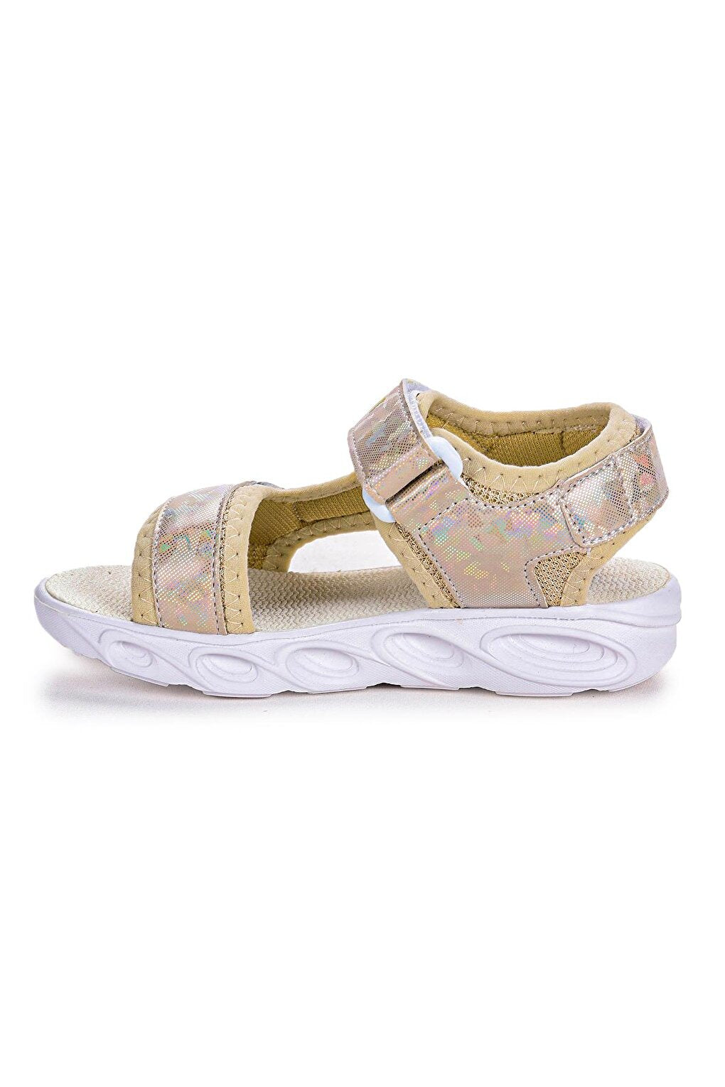 133 Hologram Lighted Girls Velcro Sandal Shoes