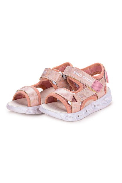 133 Hologram Lighted Girls Velcro Sandal Shoes