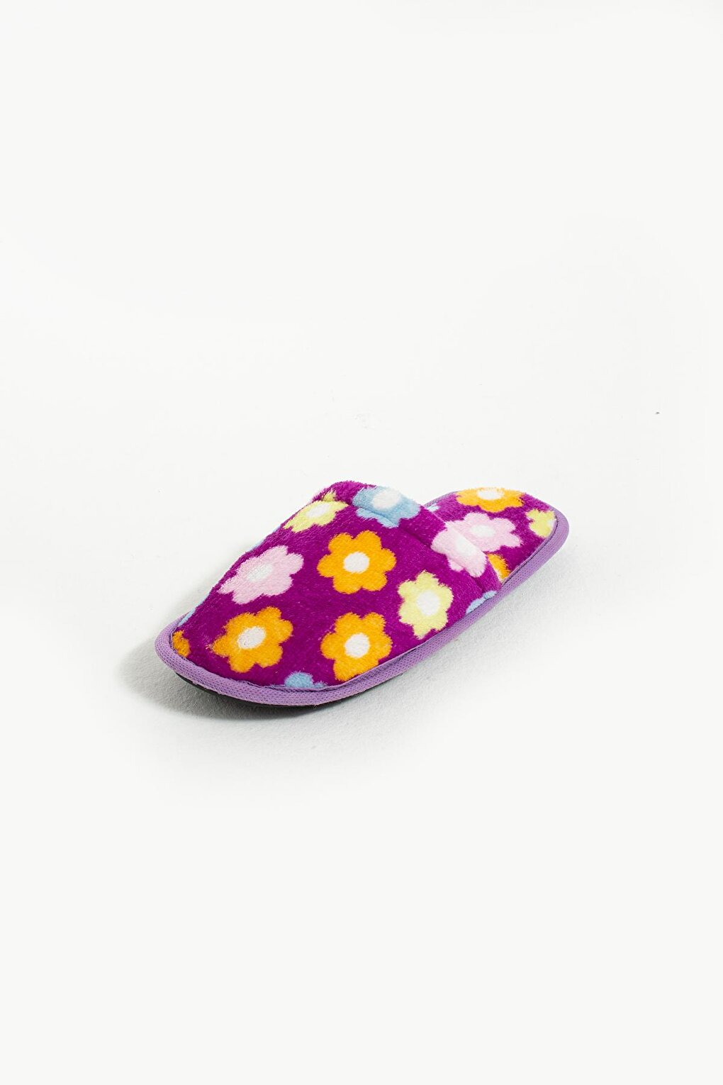 Warm Lining Flower Patterned Comfortable Fit Women's Indoor Slippers BNK355