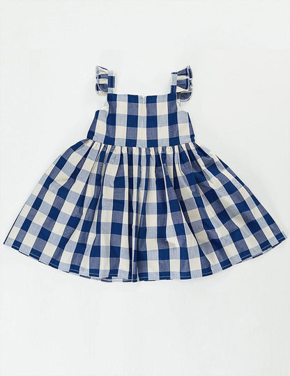 Star Cat Plaid Dress