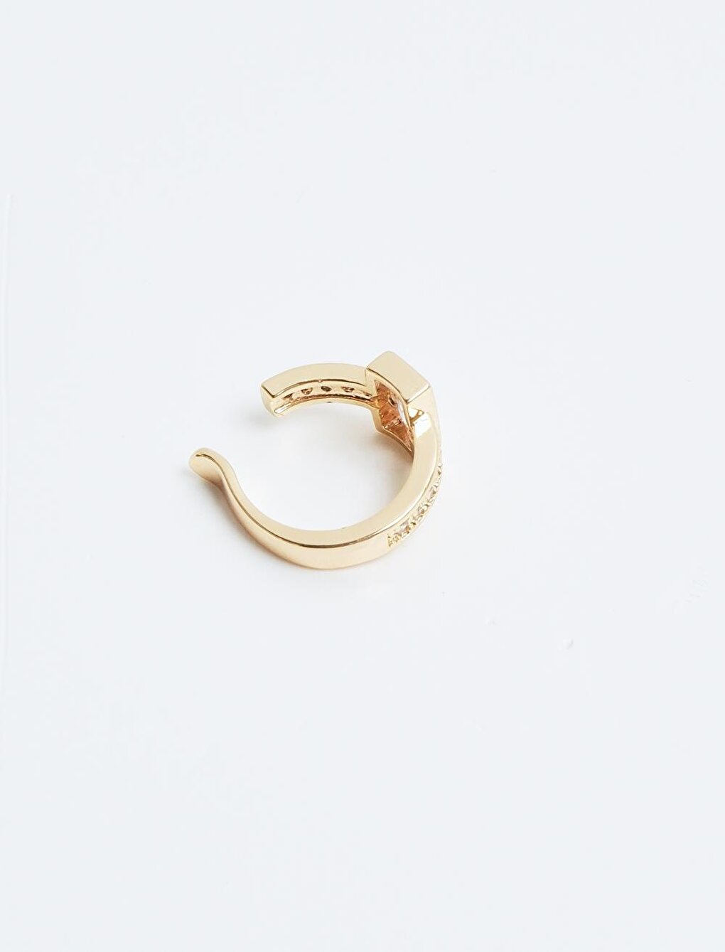 Gold Stone Joint Earring