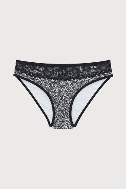 Printed Lace Panties