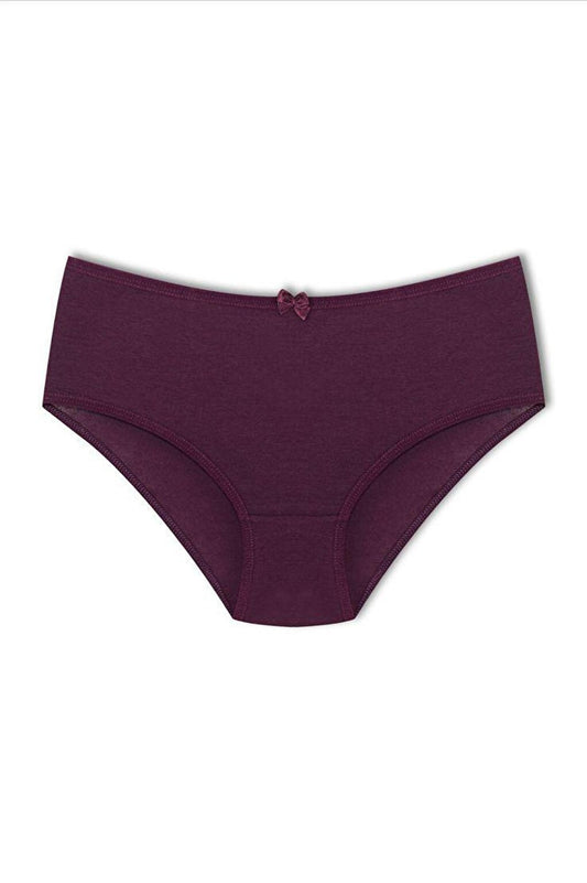 Cotton High Waist Plus Size Basic Women's Panties