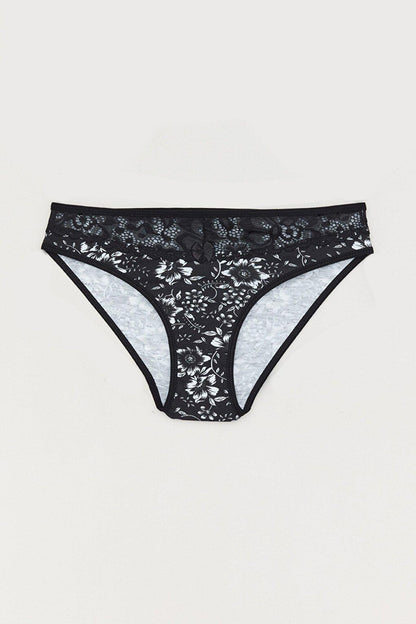 Printed Lace Panties