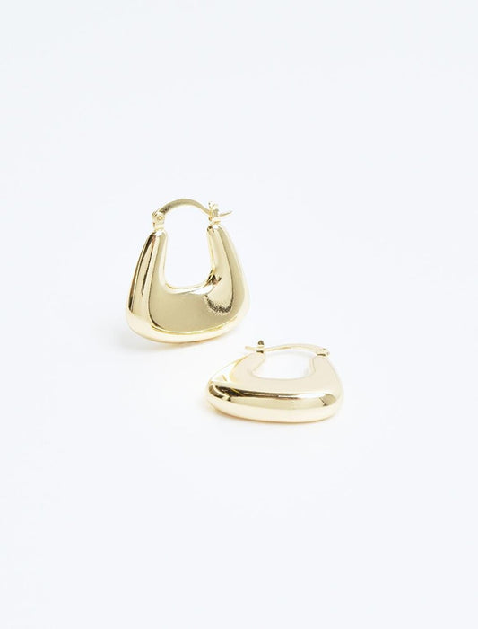 Stylish Earrings with Gold Clips