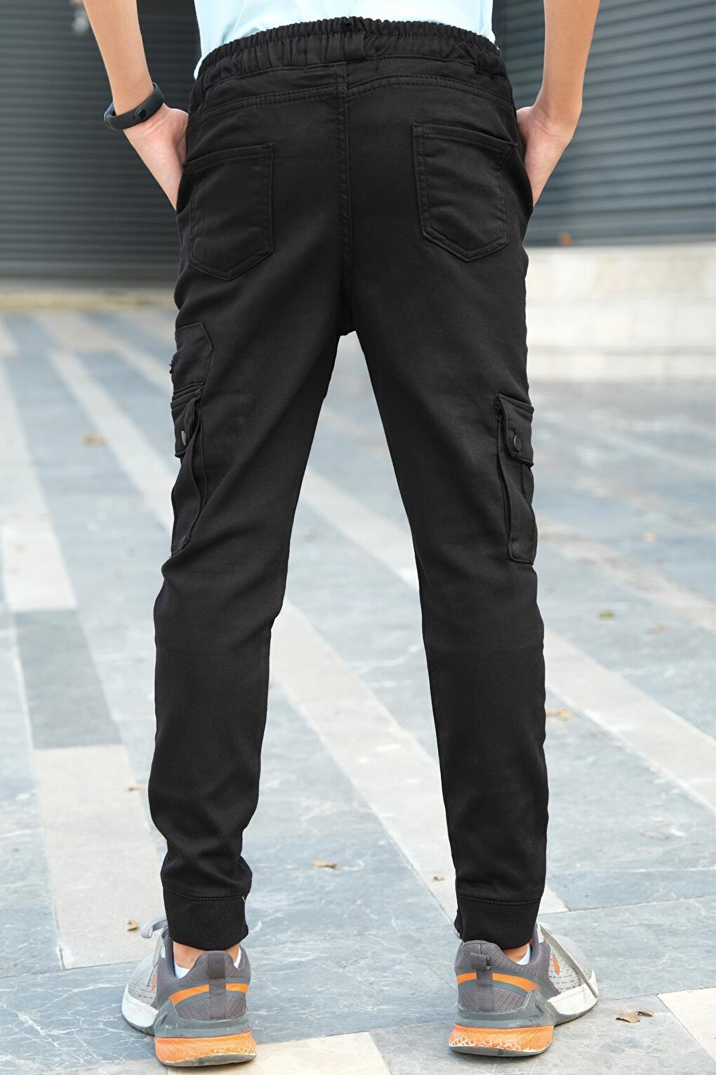 Boy's Cargo Pants Canvas Lycra