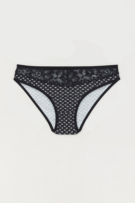 Printed Lace Panties