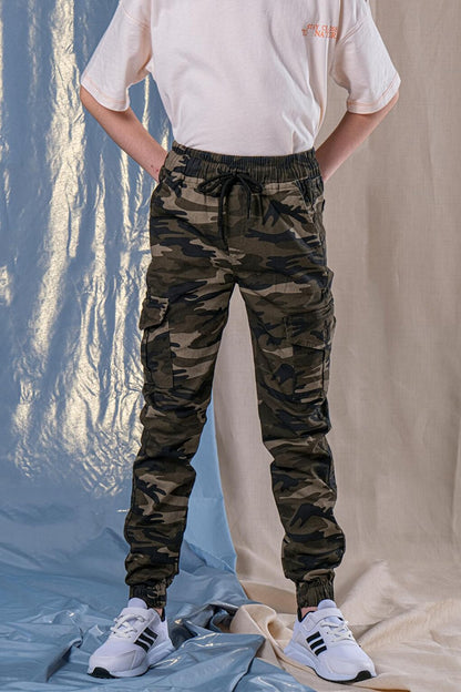 Boy's Camouflage Cargo Pants