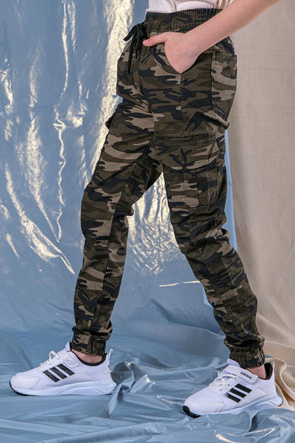 Boy's Camouflage Cargo Pants