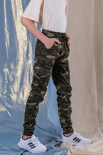 Boy's Camouflage Cargo Pants