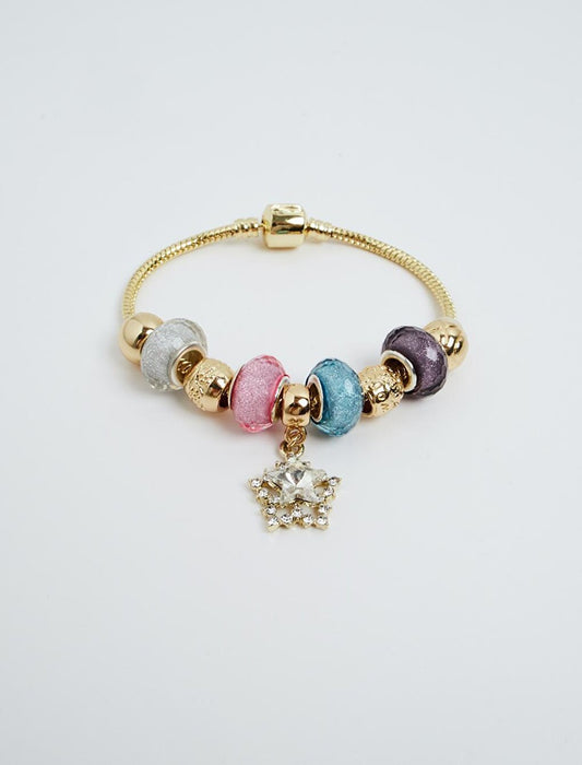 Mixed Multi-Figure Shiny Charm Bracelet