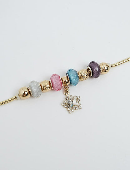 Mixed Multi-Figure Shiny Charm Bracelet