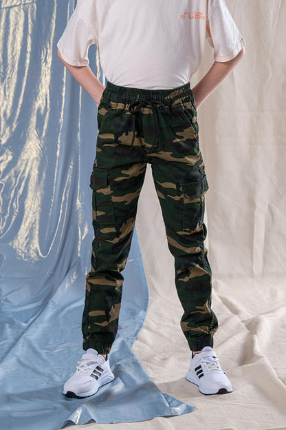 Boy's Camouflage Cargo Pants