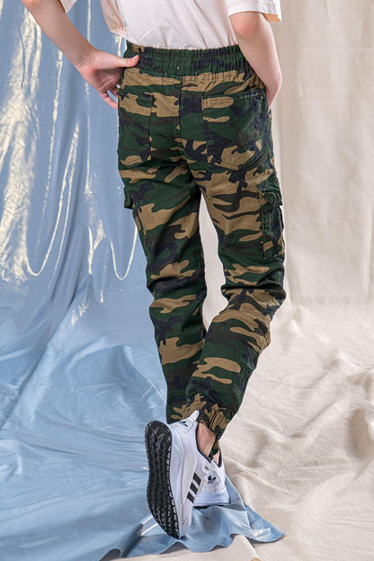 Boy's Camouflage Cargo Pants