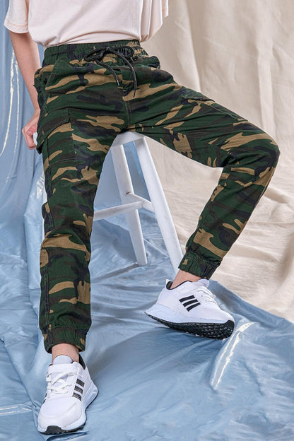 Boy's Camouflage Cargo Pants