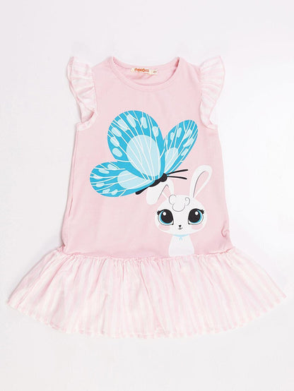 Rabbit &amp; Butterfly Girl Dress