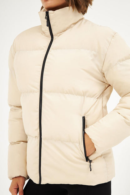 Women's Inner Lined Water and Wind Resistant Inflatable Winter Coat BDM-500