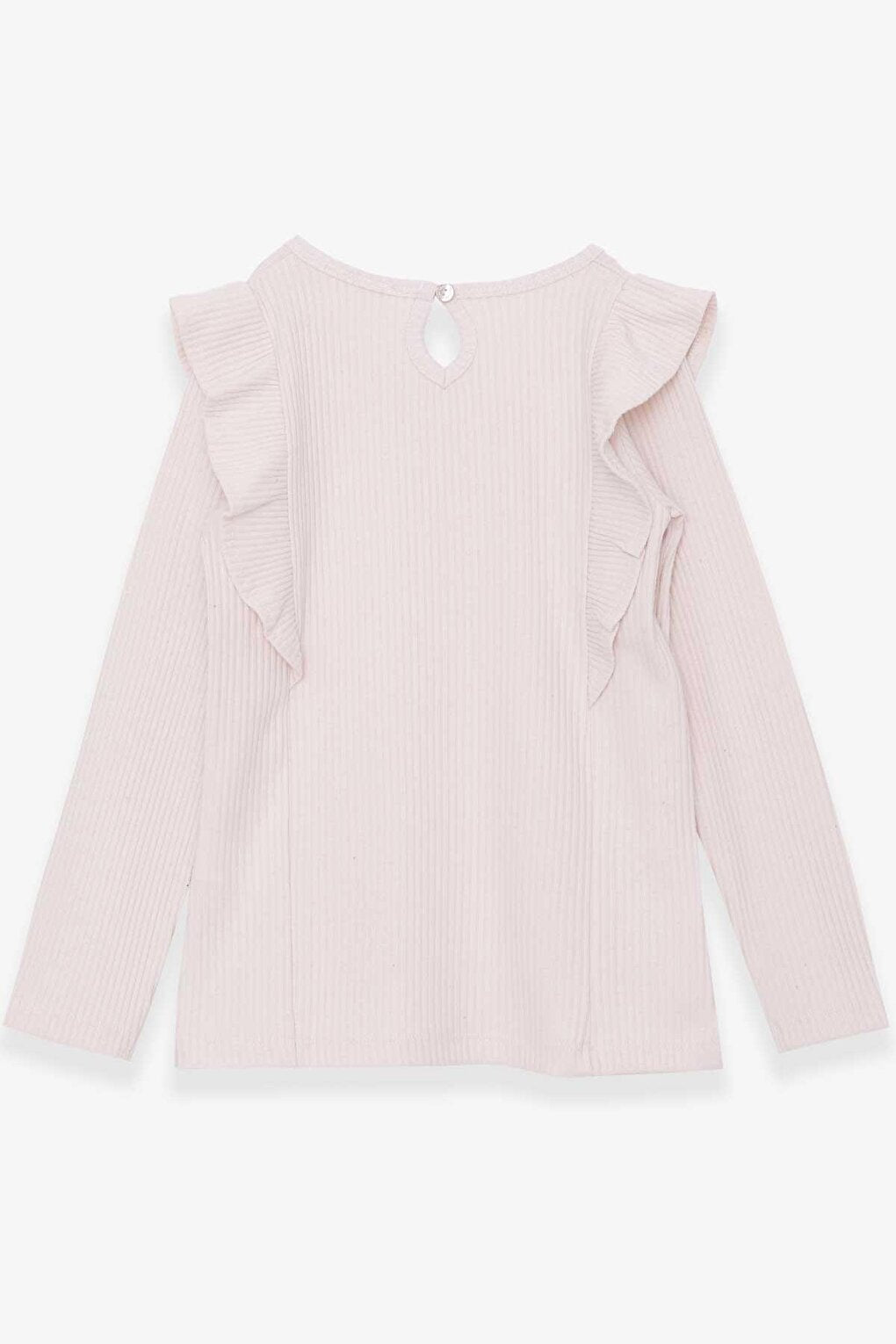 Girl's Blouse Frilly Cream (6-12 Years)