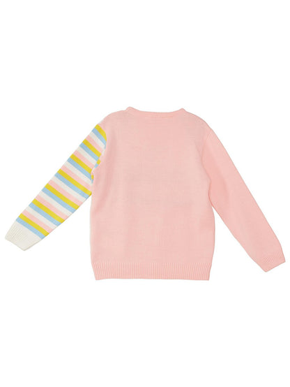 Unicorn Girl Pink Knitwear Sweater