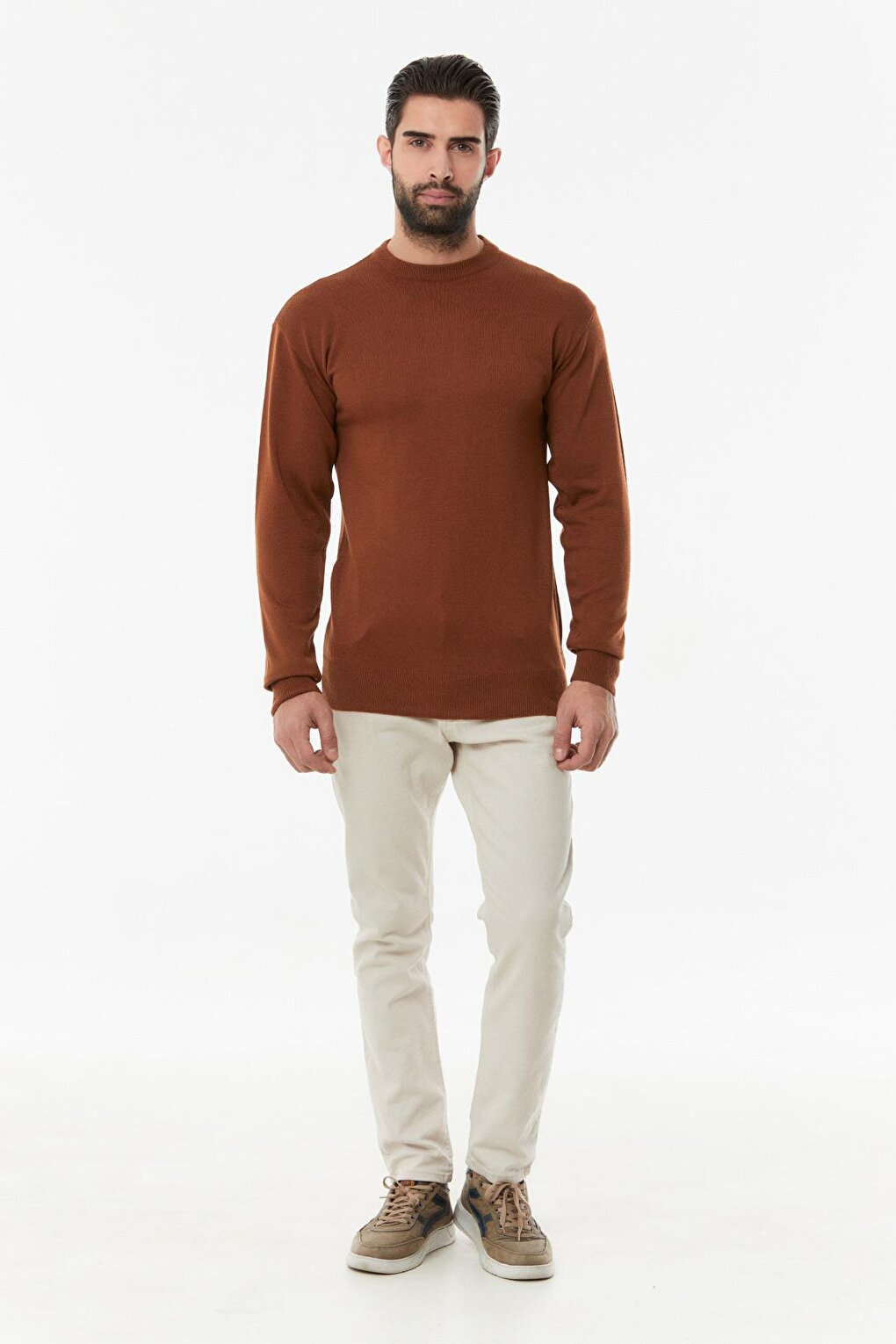 Crew Neck Knitwear Sweater