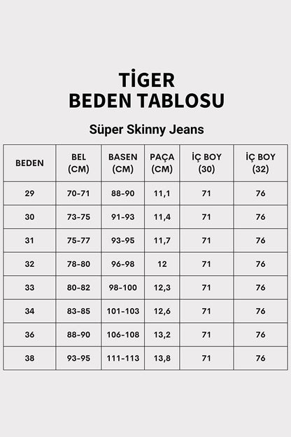 Super Skinny Tiger Men's Jeans