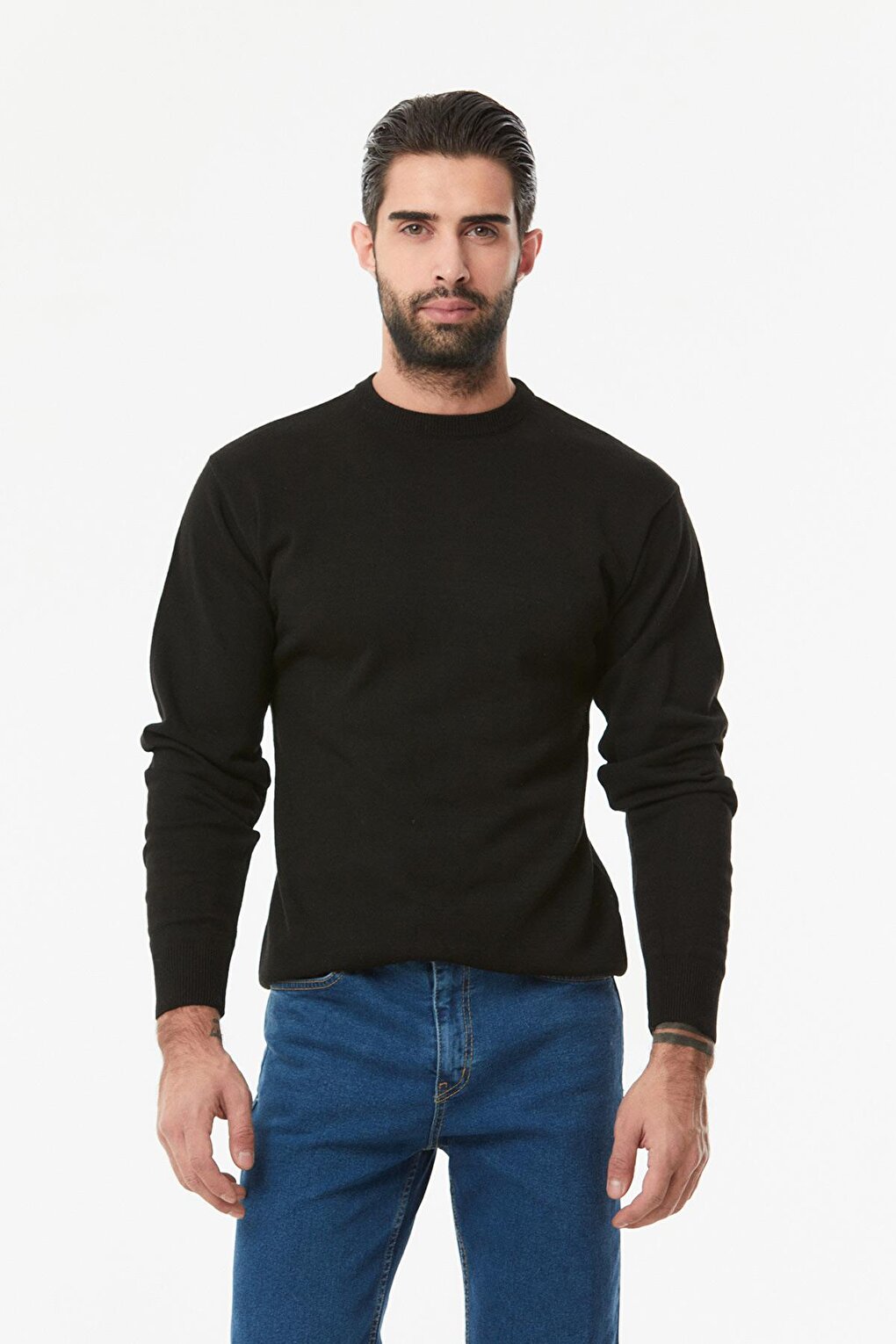 Crew Neck Knitwear Sweater