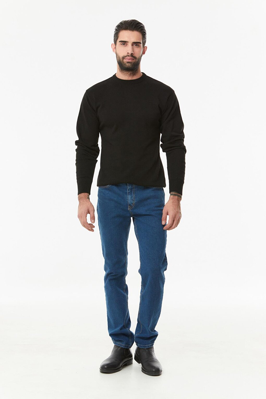 Crew Neck Knitwear Sweater