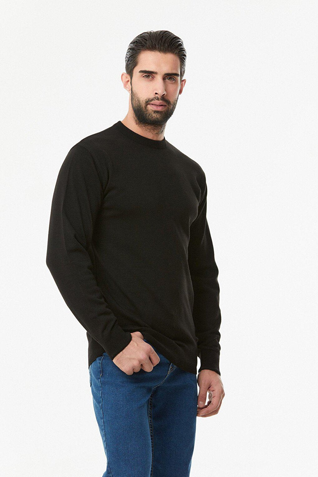 Crew Neck Knitwear Sweater