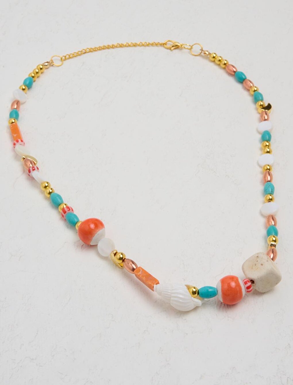 Mixed Adjustable Mixed Beaded Necklace