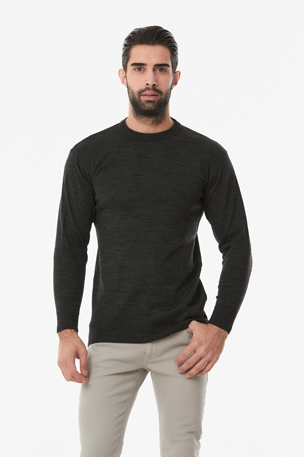 Crew Neck Knitwear Sweater