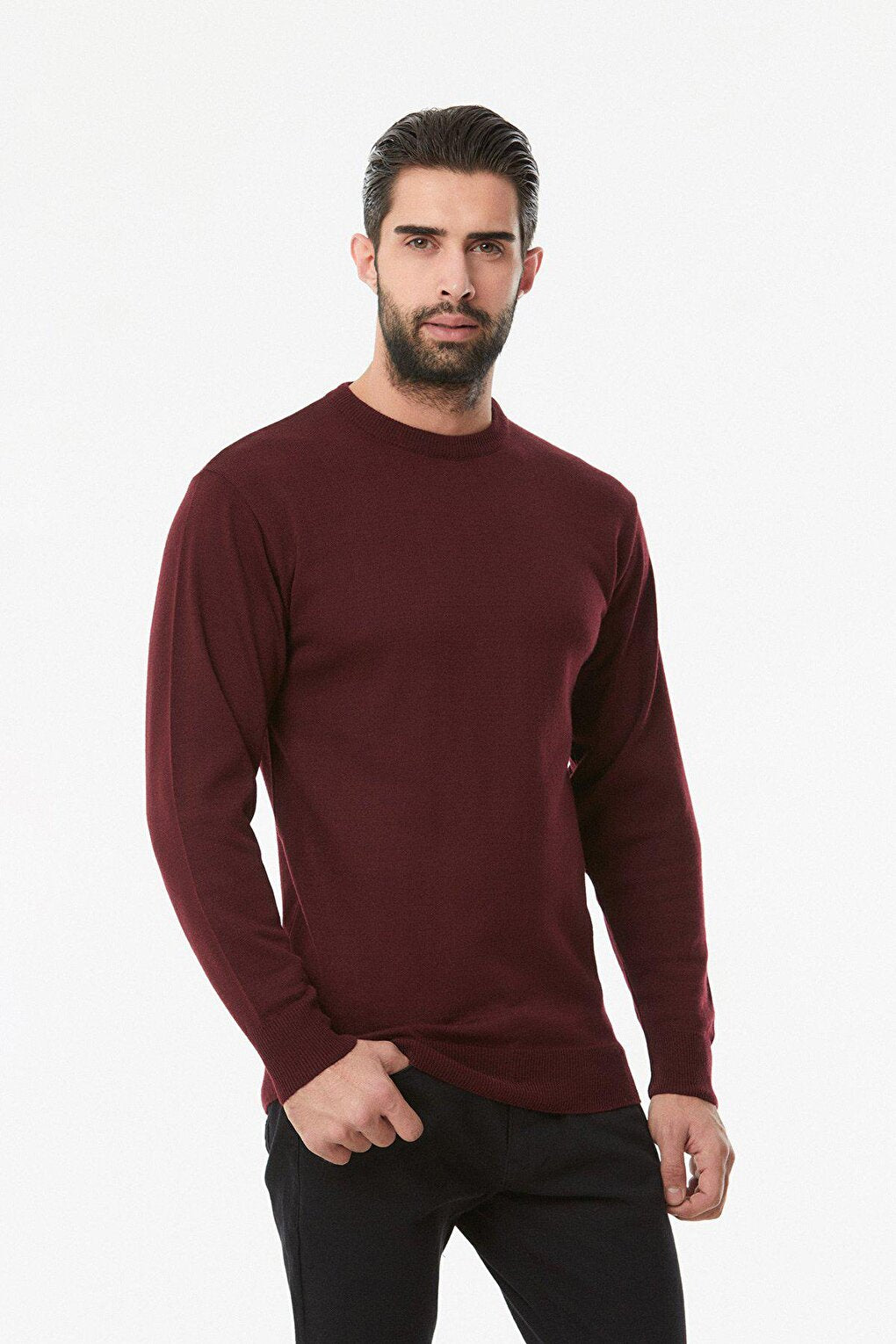 Crew Neck Knitwear Sweater