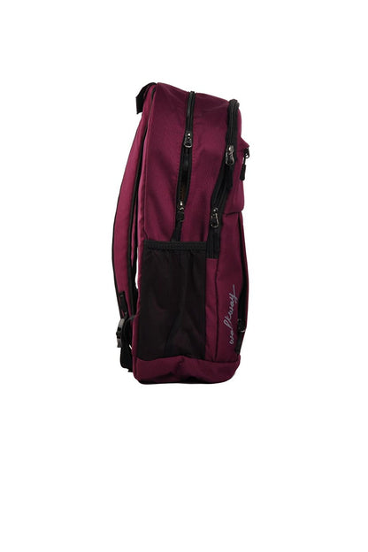 Combat Burgundy Unisex School Bag