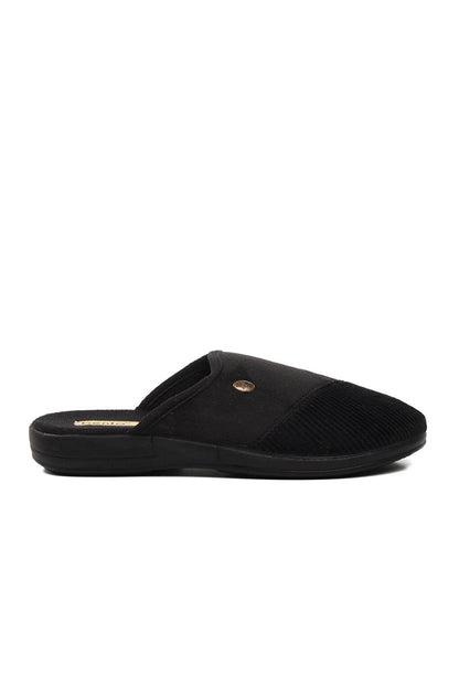 K-646 Black Men's House Slippers