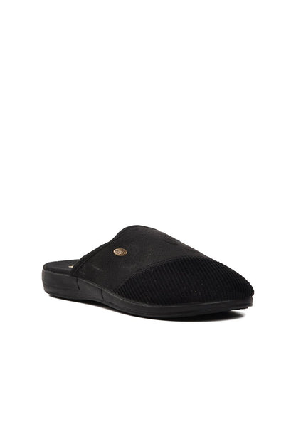 K-646 Black Men's House Slippers