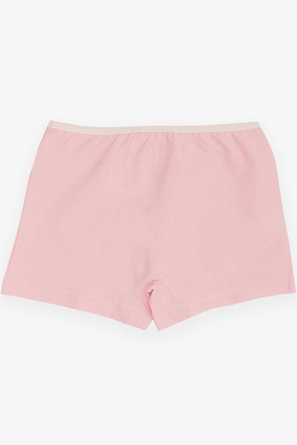 Girl's Boxer Cute Cloud Printed Pink (Age 7)