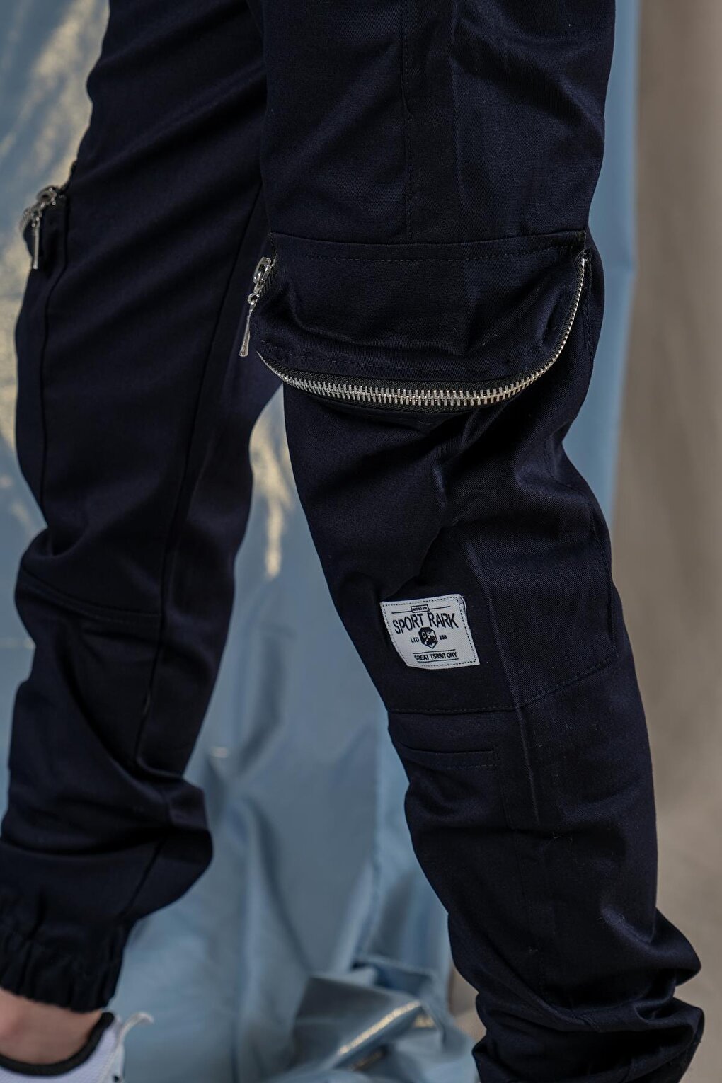 Boy's Elastic Waisted Cargo Pocket Jogger Pants