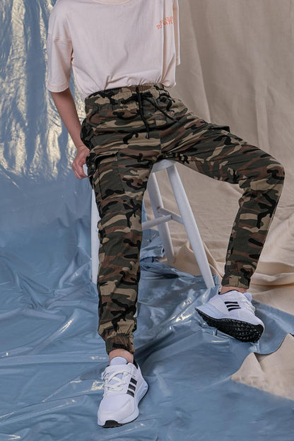 Boy's Camouflage Cargo Pants