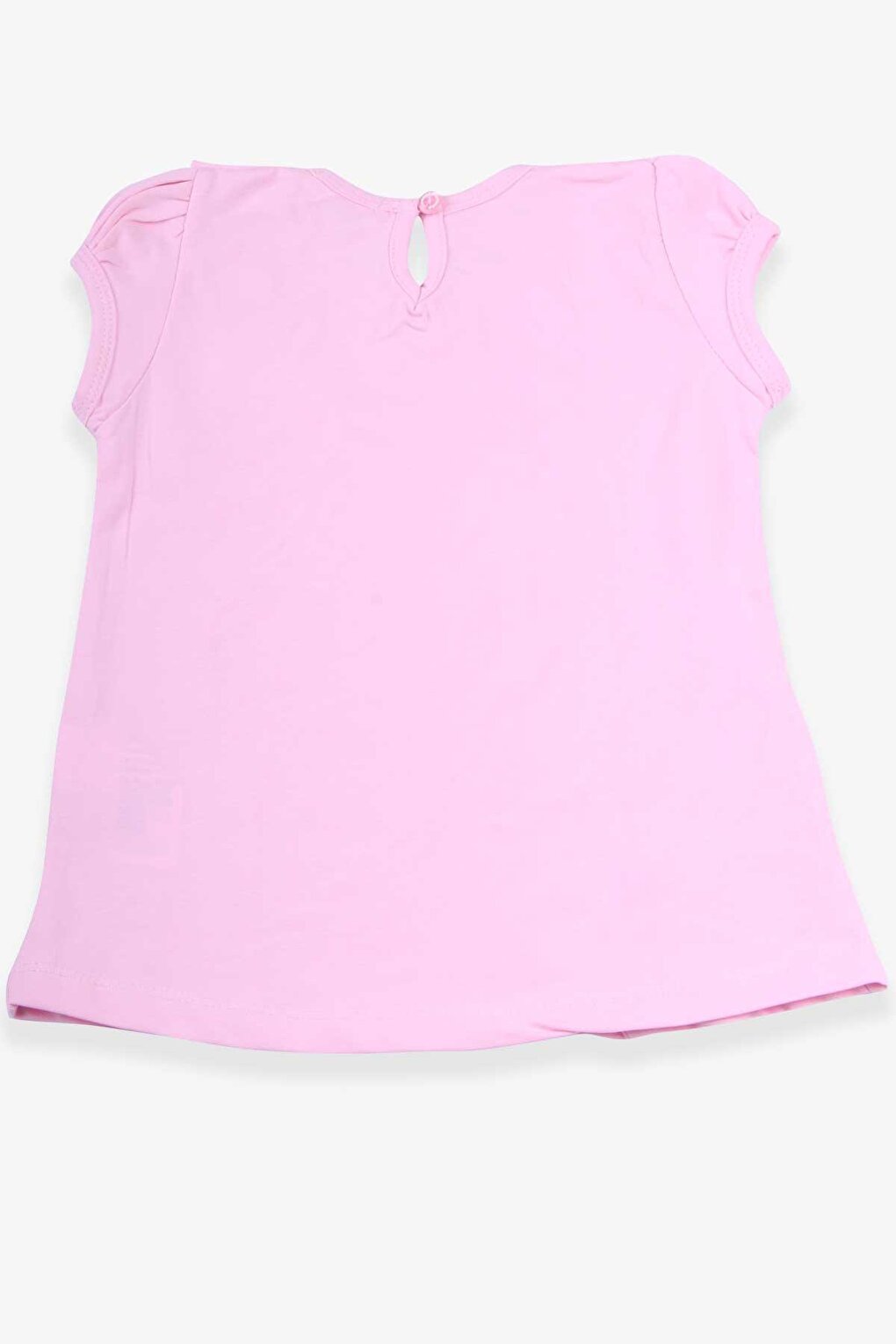 Girl's T-Shirt Frilly Laced Powder (3-8 Years)