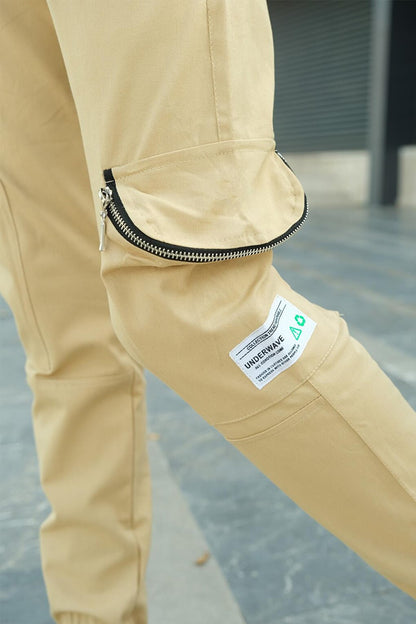 Boy's Elastic Waisted Cargo Pocket Jogger Pants