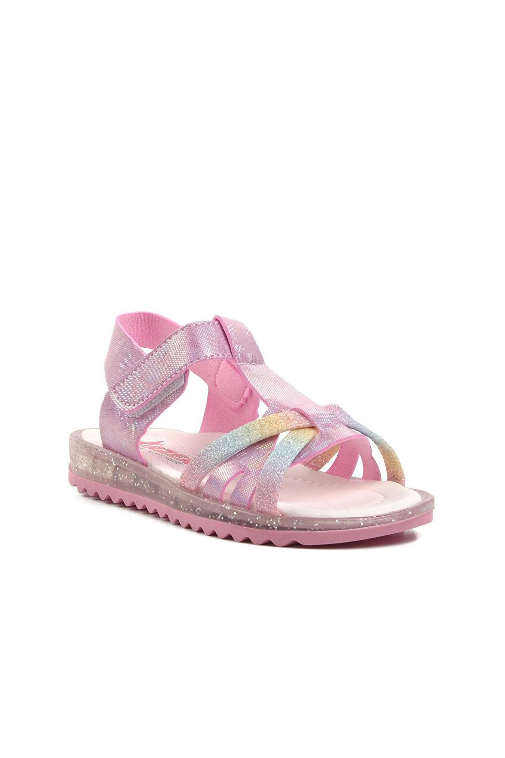 Arz 1200-P Pink Glitter Girls Sandals