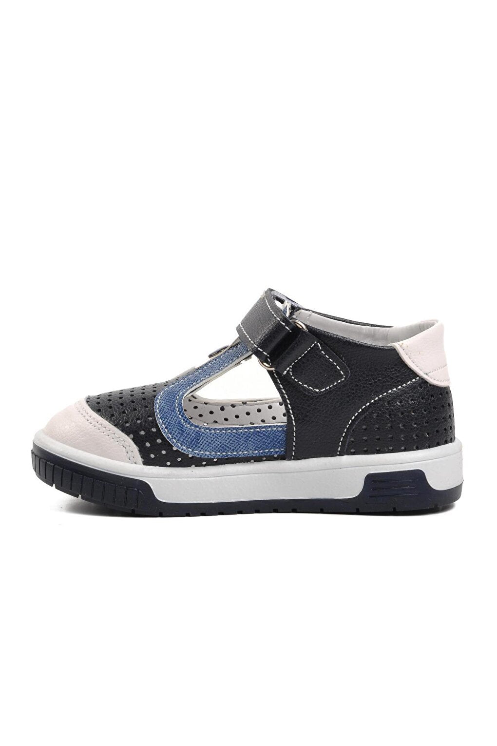 3000-B Navy Blue-White Children's Shoes