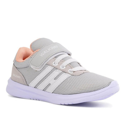 Daffy Ice-Pink Children's Velcro Mesh Sports Shoes