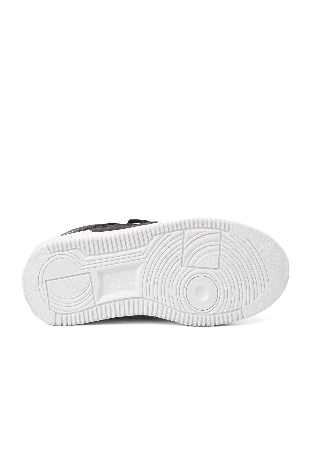 Black-White Velcro Boys Sneaker 715-P