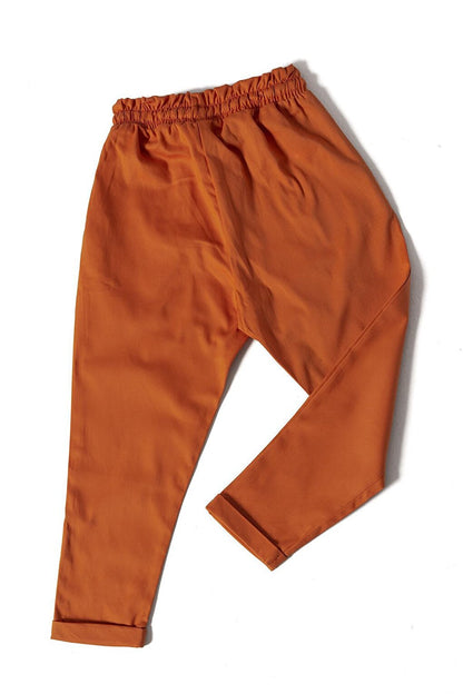 Girls' Carrot Trousers Gabardine Fabric 8-14 Years Old