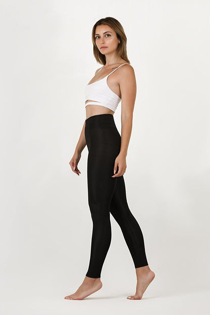 High Waist Slimming Shiny Disco Tights